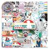 51 Waterproof Veterinary Cartoon Stickers for Thermos Cups, Journals, and Suitcases