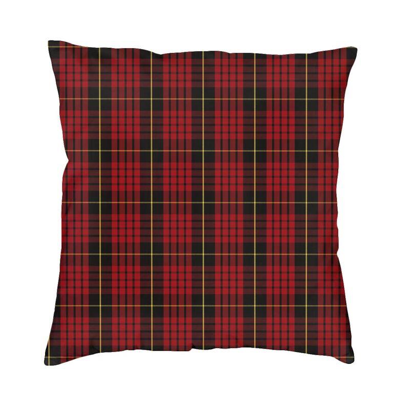 

Golf GTI Tartan Plaid Pattern Pillow Case Decoration Luxury Geometric Textured Cushion Decoration Salon Square Pillowcase 30x30cm 12x12in