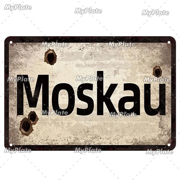 [MaPalte] Vintage German Achtung Sign Metal Sign Tin Sign Decoration Plaque Home Wall Door Decor Bar Sign Home Plate Poster