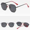 Trendy Sunglasses Women Fashion Metal Frame Polygonal Sunglasses Outdoor Driving Travel Sunglasses Fashion Accessory, Non-Polarized