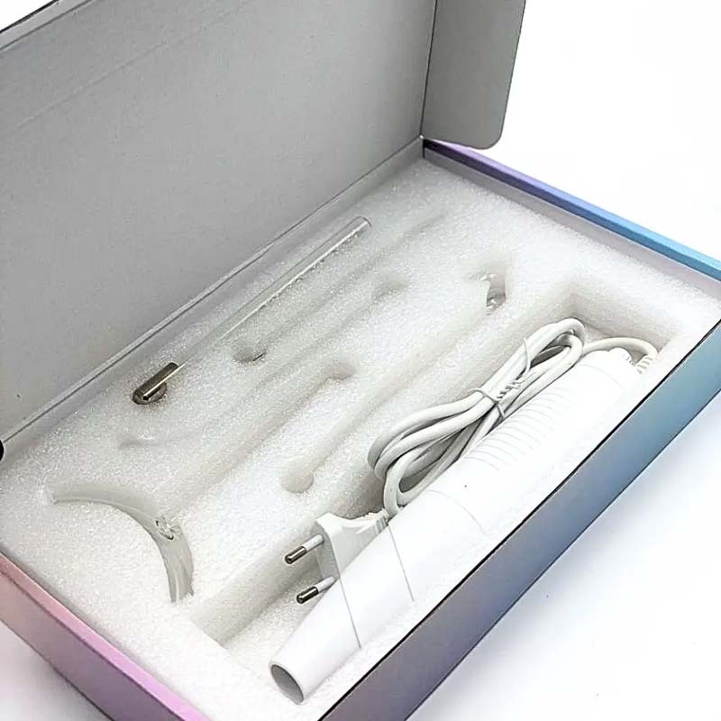 Beauty 5 in 1 High Frequency Electrode Wand Electrotherapy Glass Tube Home Spa Beauty Device Facial Therapy Wand