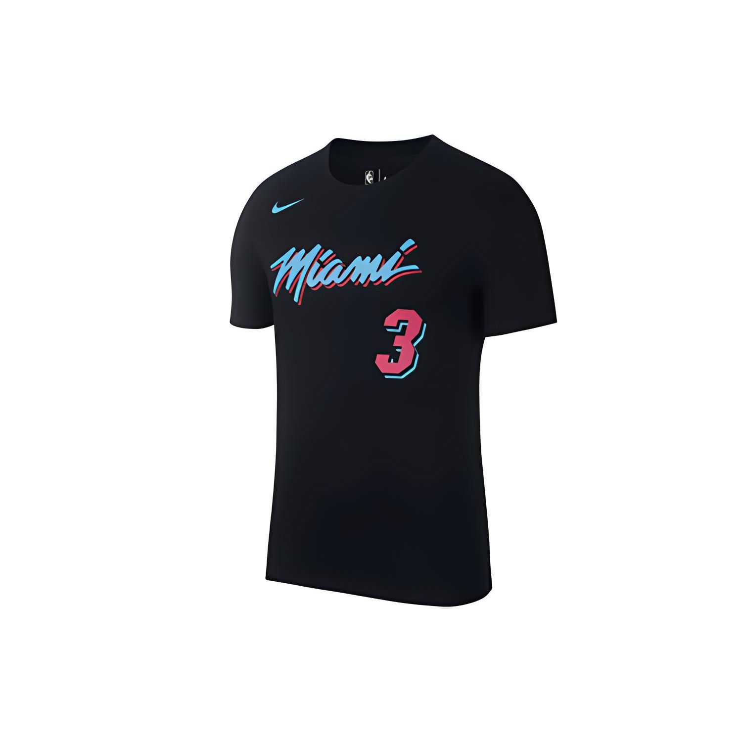 

Джерси Nike NBA Miami Heat Dwyane Wade City Edition, сезон 2018-19, футболка с коротким рукавом для игроков, мужские топы, черные AO0901-016 S