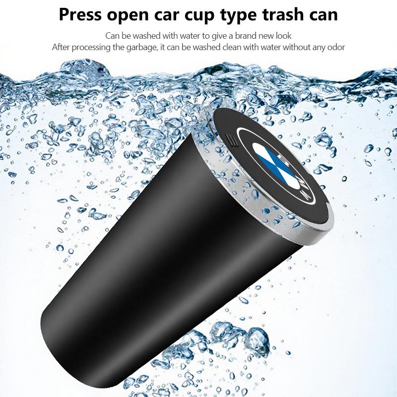 Car Center Console Storage Trash Can Cup Holder Garbage Bin For BMW Performance M E87 E30 E46 E28 F35 G20 E93 F20 X3 X IK5