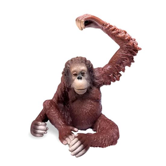 Miniature Orangutan Cute Delicate Craft PVC Wild Animal Orangutan Model for Gift