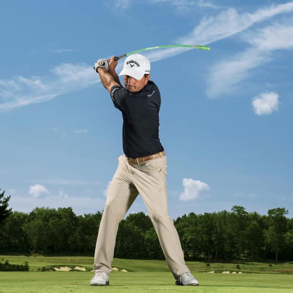 MAZEL Golf Swing Training One Practice Swing Golf Golf Swing Training Posture Swing Correction Increased Training Belt Included Device, Speed,
