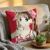 Kodomo No Omocha Anime Cushion Cover Washed Linen Soft Breathable Decorative Case For Sofa Home Pillow Cover