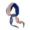 Folded silk scarf women's spring and summer new thin scarf small scarf versatile fashion commuter color matching small shawl tied bag streamer
