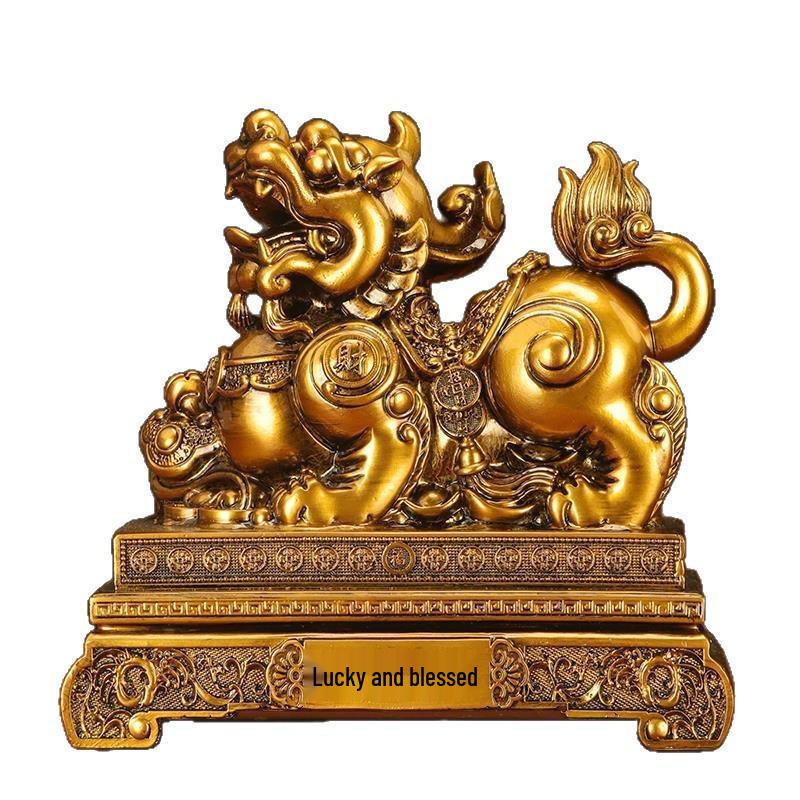 Popular Pixiu Ornament: Fortune-Attracting Decor for Living Rooms, Wine Cabinets, Offices, Shops, and Housewarming Gifts