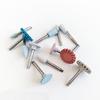 12Pcs/Box Dental Polishing Wheel Set Composite Resin Grinding Polishing Ra Rubber Resin Spiral Polishing Wheel Kit Dentist