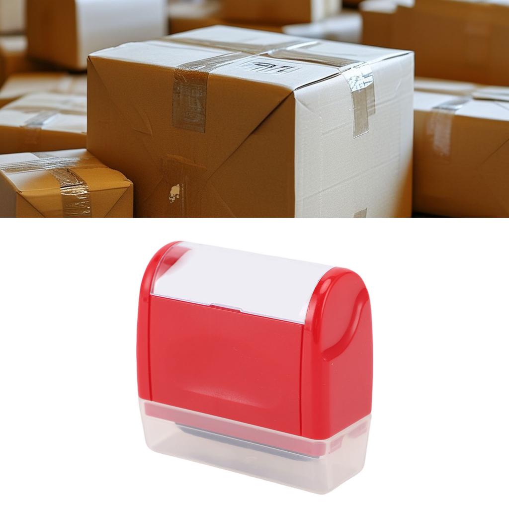 ID Protector Ink Roller Stamp Portable ID Confidential Security Roller with Refill Inks for Invoices Authorization Documents