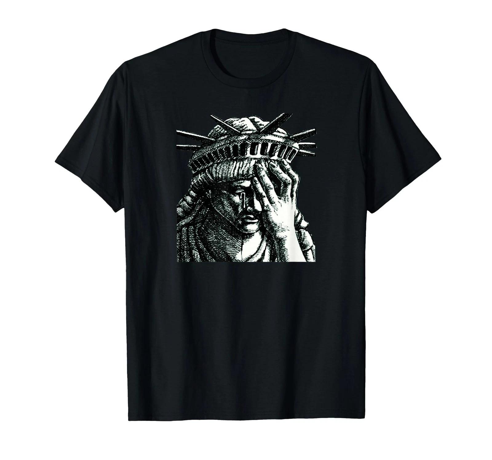 Statue of Liberty Crying Tshirt T-Shirt 2XL