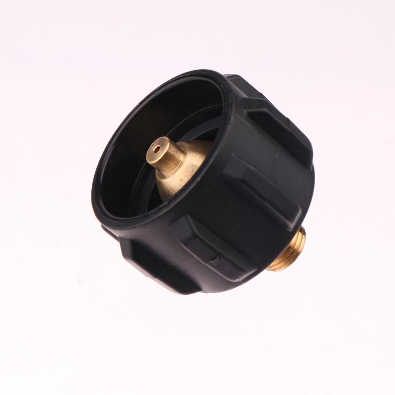 1Pc Qcc1 Propane Refill Adapter With Nut And 1/4" Npt Male Pipe Thread For Tank Bbq,Camping,Outdoor Cooking,Heating