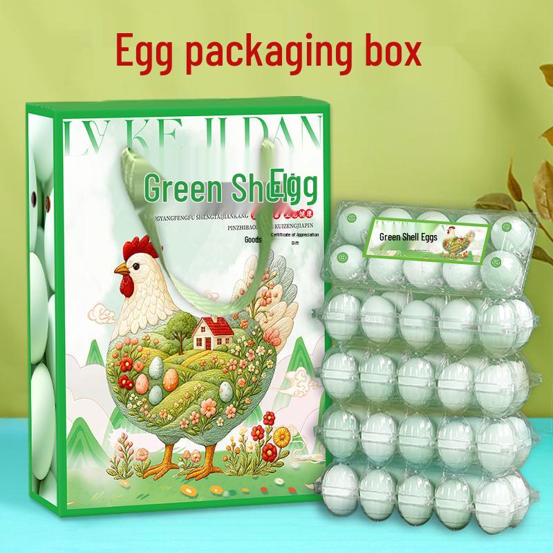 Eco-Friendly Custom Egg Gift Box - Holds 30/60 Eggs