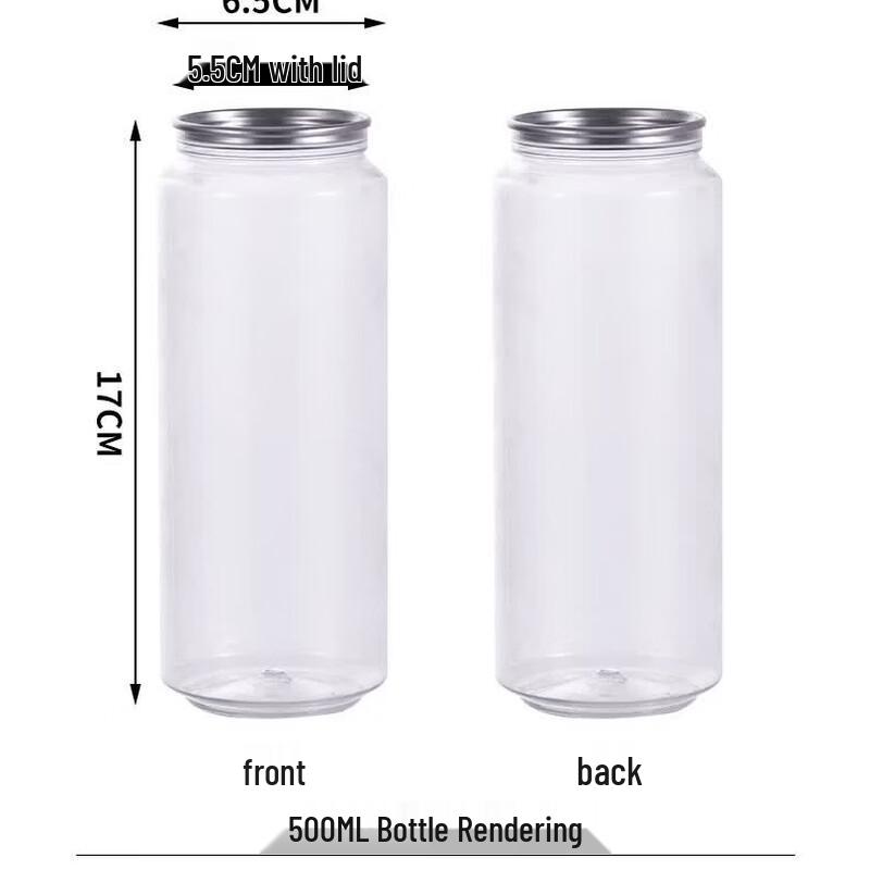 500ML Disposable Plastic Drink Bottles