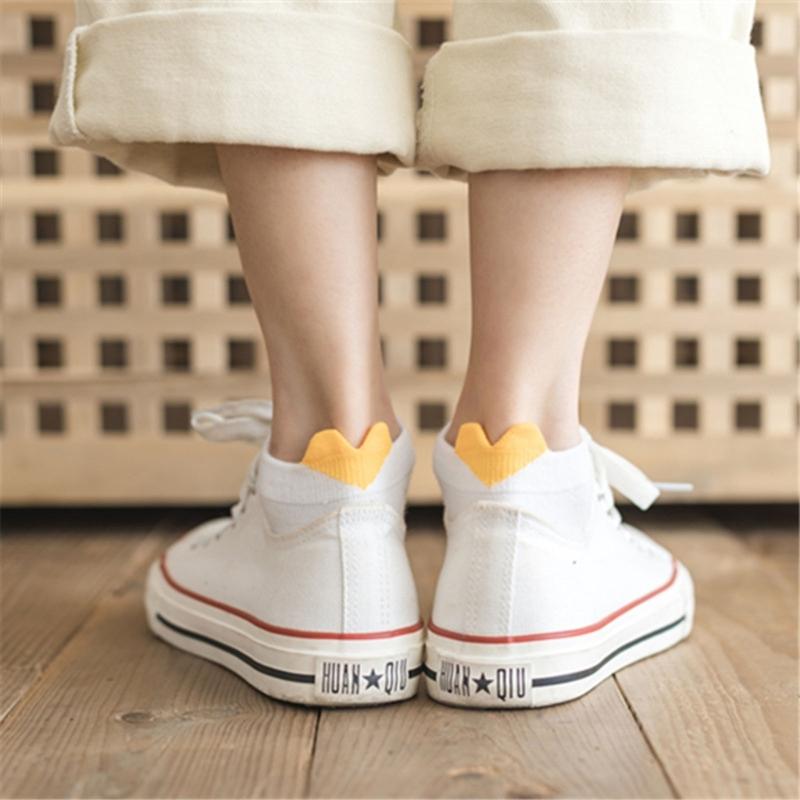 Heart Sock Low-cut Sock Short Sock For Women JK Sock Girl Sock for Women Student Sock Jk Stocking Anklet Sock White Sock