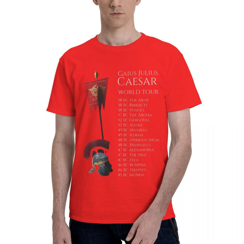 SPQR Ancient RomeGaius Julius Caesar World Tour 100 Cotton Casual Breathable Confortable Summer New In Tops And TShirts