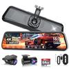 VANBAR 4K Dashcam, Ersatz für OEM-Spiegel, mit verdeckter Verkabelung, abnehmbar, automatische Helligkeitsregelung, extrem gute Nachtsicht, digitaler Innen