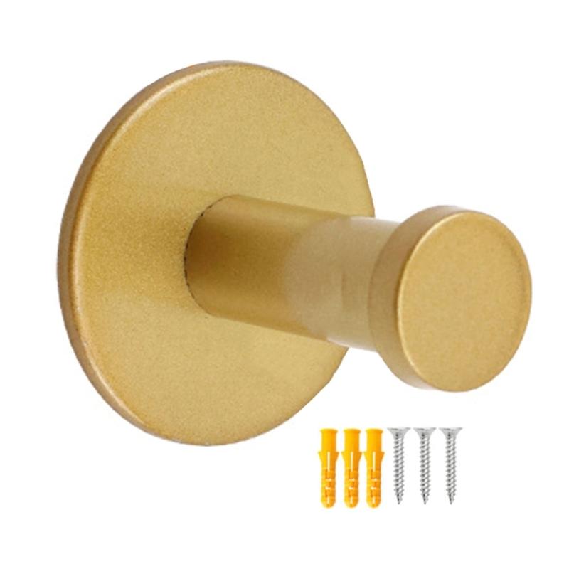 4Pcs Wall Mounted Coat Hook Stainless Steels Coat Hanger Heavy Duty Robes Hook Single Hook for Bag, Towel, Key, Hat