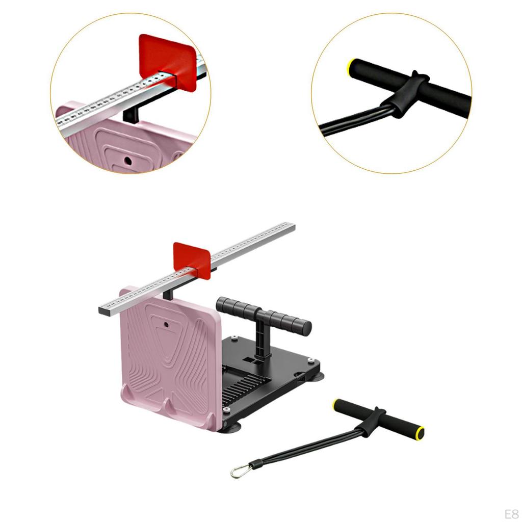Misuratore Test Sit and Reach Flessibilità Strumento Ausiliario Compatto con Forti Ventose