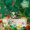 Dinosaur Theme Party Popcorn Boxes Candy Box Dinosaur Party Decor Birthday Baby Shower Kids Boys Jungle Birthday Party Supplies