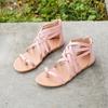 Summer wish large size flat sandals women's leopard print hollow women's sandals