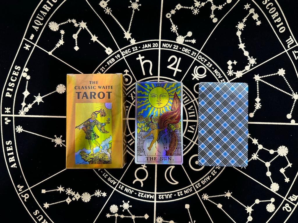 Hot Sell Rider Waite Tarotkort Spådom Personlig Bruk Tarotstokk Full Engelsk Spansk Versjon Orakelkort for Jente Brettspill