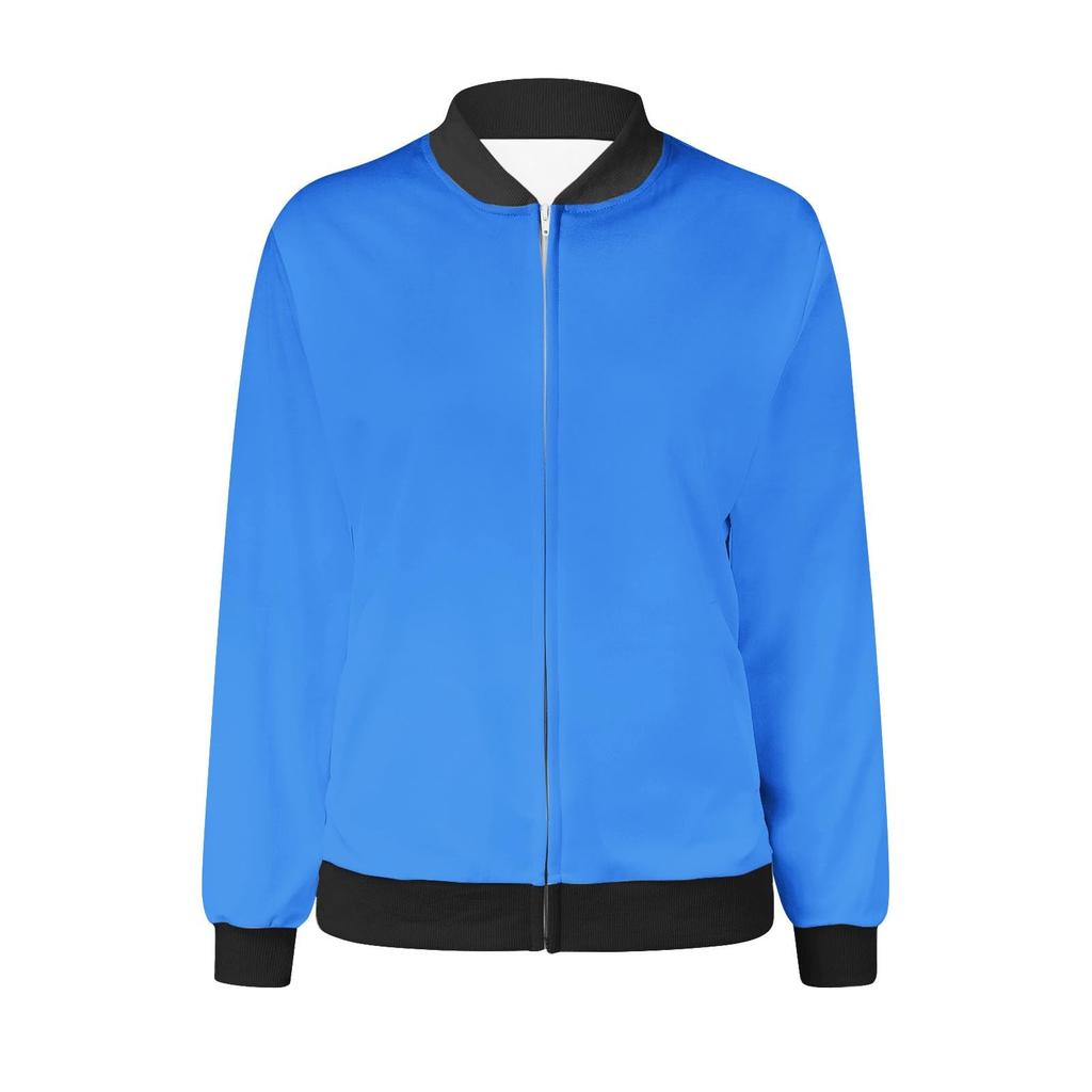 Women's Outerwear Long Sleeve Casual Zipper Tops Cardigan Shirt Slim Jacket For Women