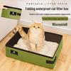 Waterproof Foldable Travel Cat Litter Box: Leak-Proof, Portable & Outdoor-Ready