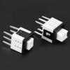 100Pcs Latching Switch Self Locking 6 Pin Flat  Plastic Control Equipment 5.8x5.8mm