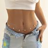 2Pcs/Set Sexy Bohemian Butterfly Pendant Waist Chain for Women Summer Bikini Double Layer Belly Chain Beach Party Body Jewelry