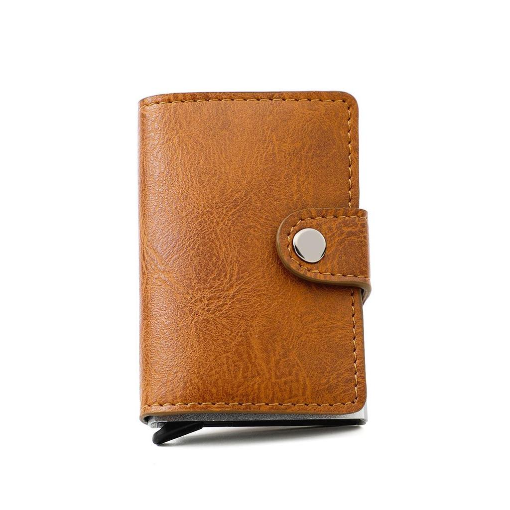Men's RFID Blocking Ultra-Thin Aluminum Alloy Multi-Card Slot Wallet