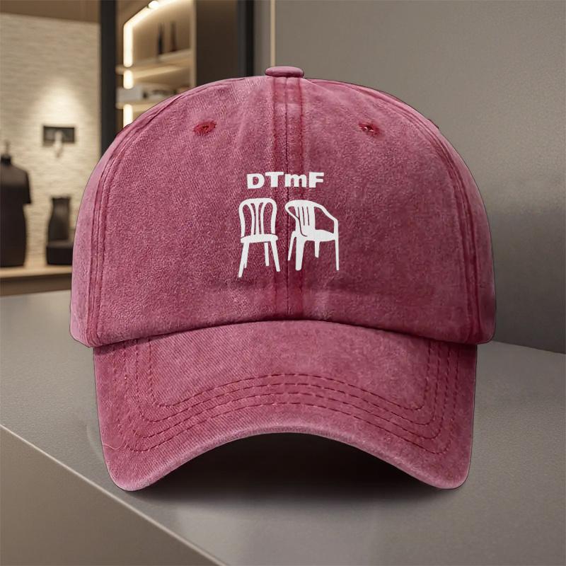 Adjustable Denim Baseball Cap Lightweight Printed Craft Hat Visor