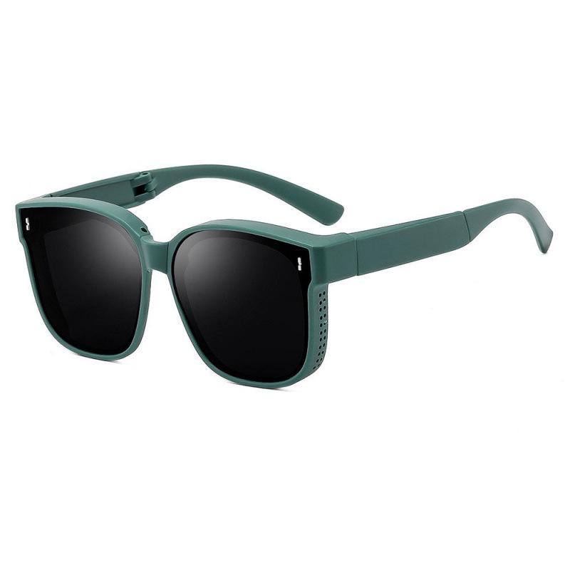 Fashionable Polarized Clip-On Sunglasses for Men & Women - Windproof, Trendy, Sun-Protection