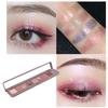 9Color Matte Glitter Soft Nude Eyeshadow Compact Earth Tone Cosmetics 13.5g