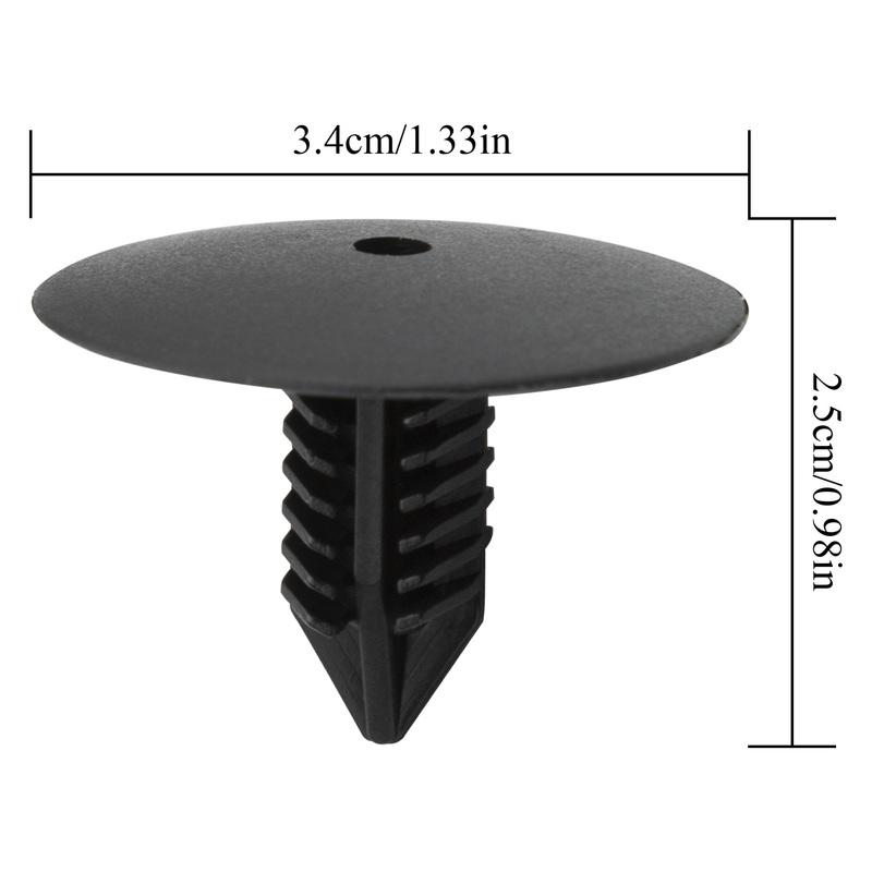 Pack of 50 Wheel Arch Trim Spruce Clips for Clio Scenic Megane Master Trafic Kangoo Duster SUV Logan 7703077435
