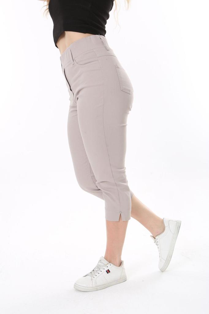 Damenmode Übergröße Shorts & Bermudas Hohe Taille Lycra Übergröße Capri mit Gummizug