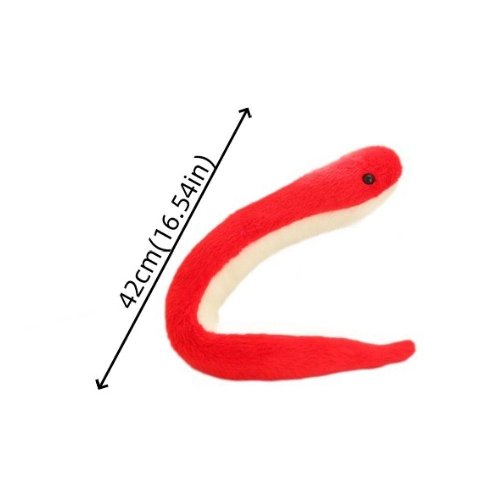 Soft Cotton Snake Plush Doll Bendable Simulated Snake Plush Stuffed Snake Toy  Home Decoration