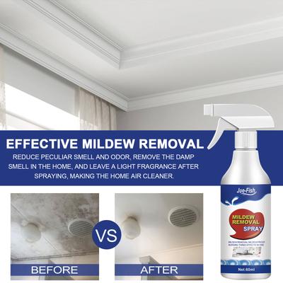 Bathroom Mold Remover Spray - Antibacterial Mildew Cleaner for Furniture Tile Wall Stains Sink Descale - Prevents Fungus