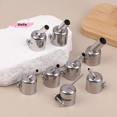 S-1Pc 850 Series Hot Air Rework Station Nozzle 45 Degree Curved Angle 3/4/5/6/7/8/10/12MM Welding Nozzle Repair Tool