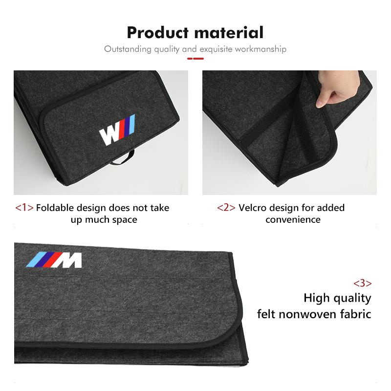 XWDS7 For BMW Car Trunk Storage Box Organizer Foldable Stowing Tidying Container Bags E93 F10 F20 F30 F40 F15 F25 F26 F31 F49 F86 M3