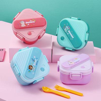 Hanlu Portable Kids Food Grade Bento Box with Cutlery