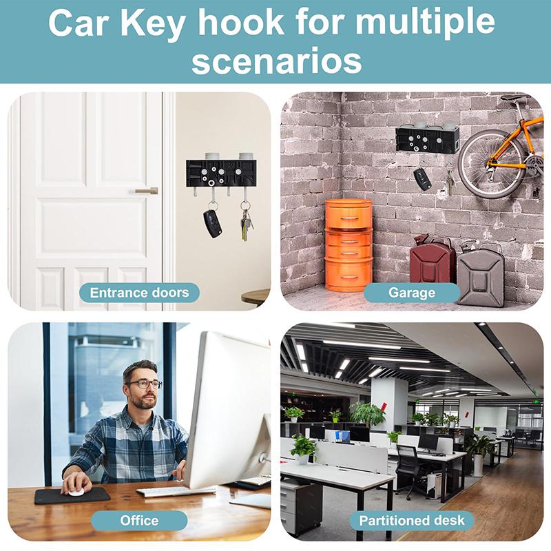 Key Holder For Wall Engine Block Key Holder With Moving Pistons Fun & Functional Automotive Decor For Car Enthusiasts Mechanics