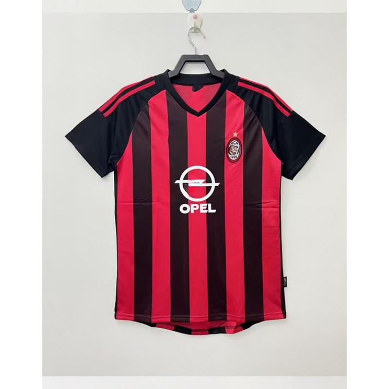 0607 AC Milán Milánský dres Kaka 95-20 Ronaldinho a retro fotbalový dres