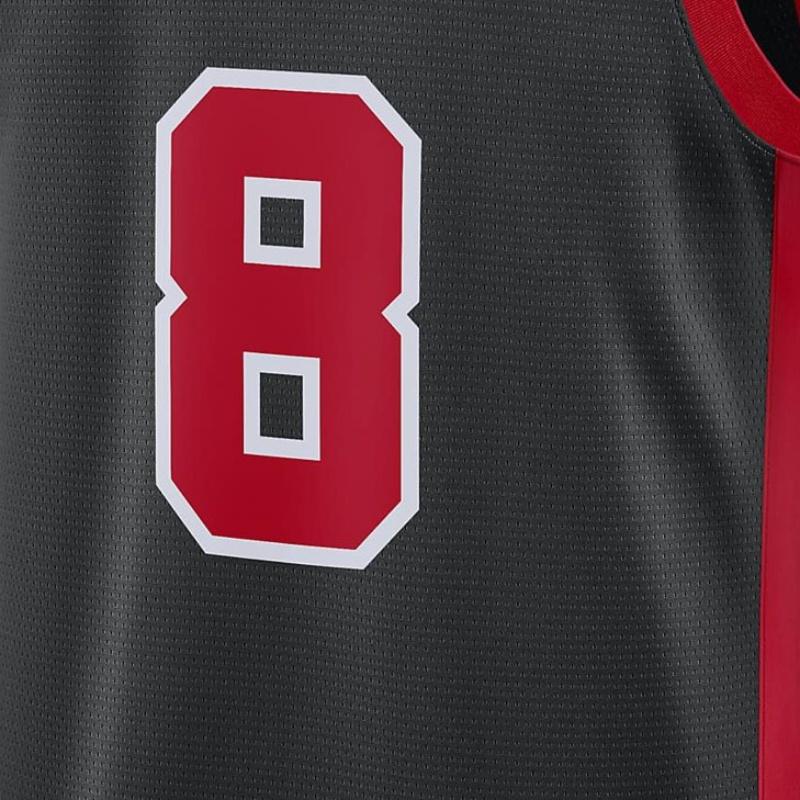 Nike Dri-Fit NBA Swingman Jersey, 2023/24 Season, Chicago Bulls, Zach LaVine #8 Men Tops Black DX8497-010