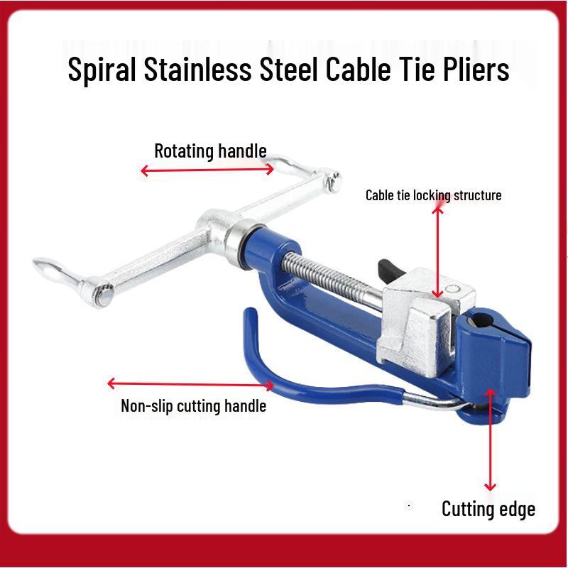 Stainless Steel Cable Tie Tensioner & Cutter Pliers