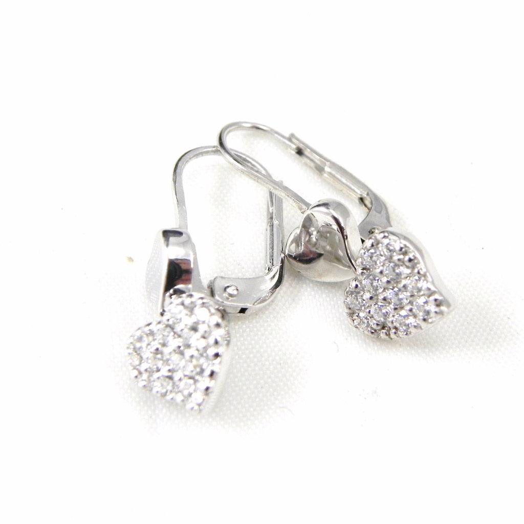 Les Trésors De Lily [G9272] - Silver 'Love' Sleepers