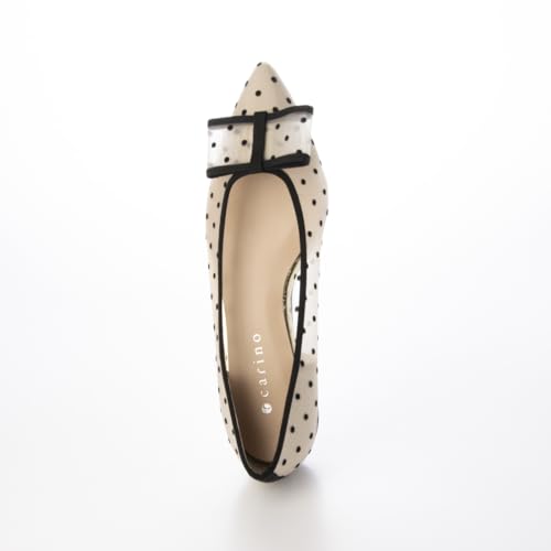 Carino CATT52019 Damen Beige Pumps, Größe 23.5 cm