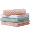 Merbau Coral Fleece Lint-Free Dishcloth: Highly Absorbent, Oil-Free, Scouring Pad for Kitchen Edging