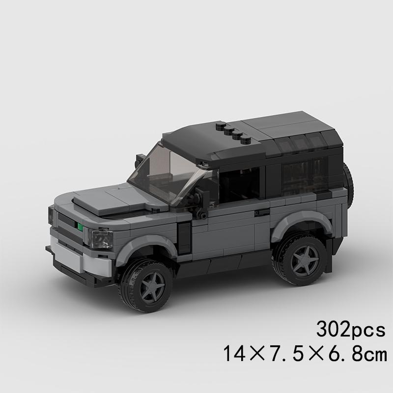 MOC Off Road Car Building Blocks Pickup Truck Bricks Cross Country Jeep SUV Humvee Speed Race City Overland Technical vehicle