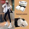 Women's Winter High-Waist Lamb Velvet Shark Leggings